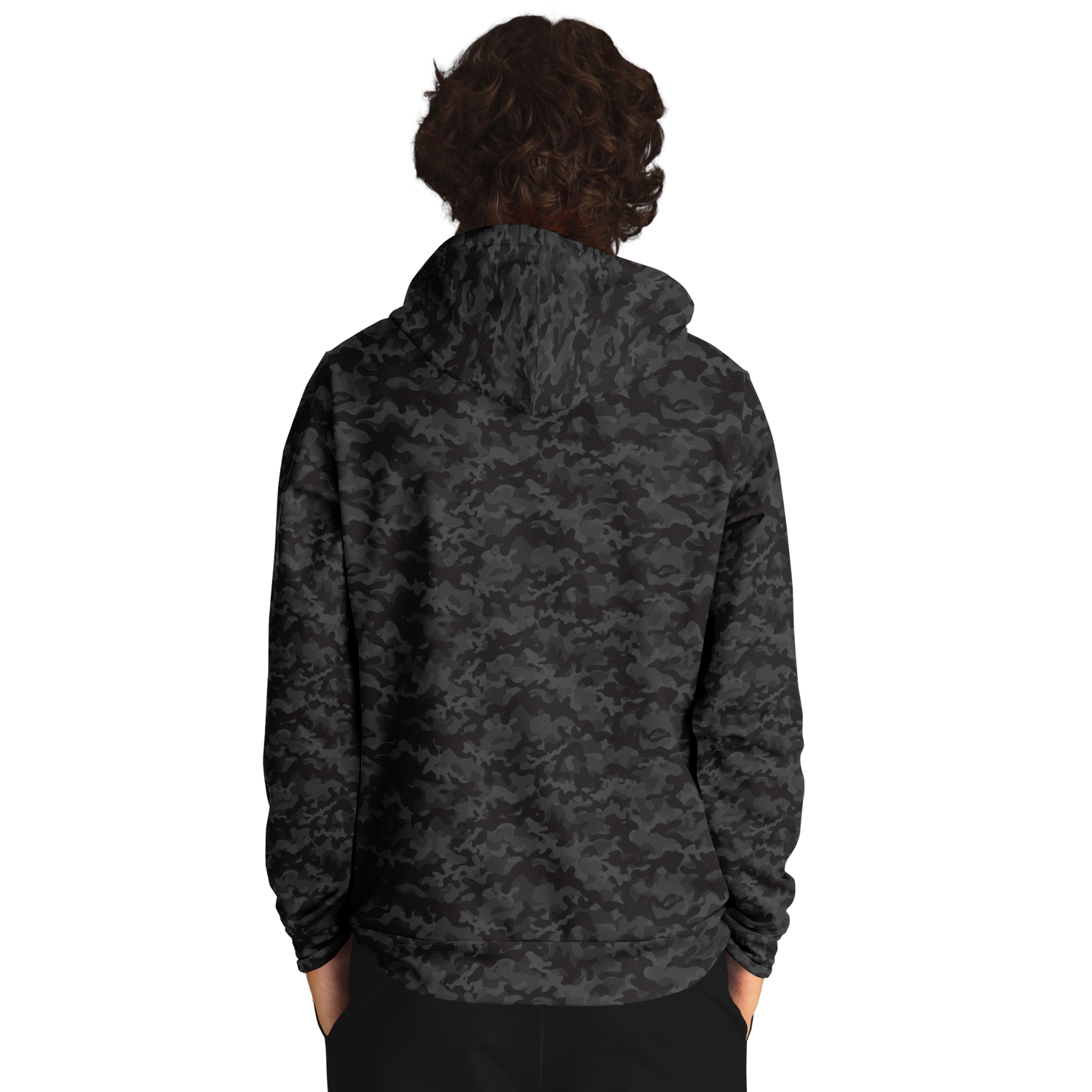 Black Camo Hoodie | Classic Army Camouflage