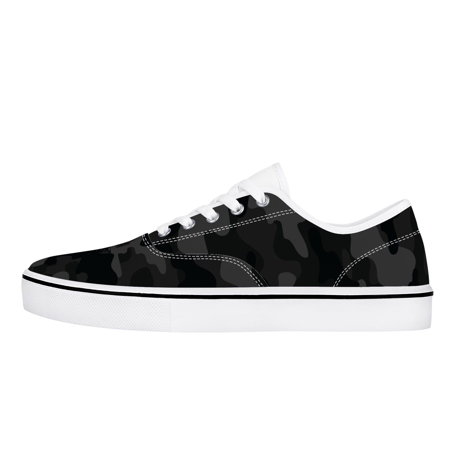 Camo Skate Shoes | Black Camouflage