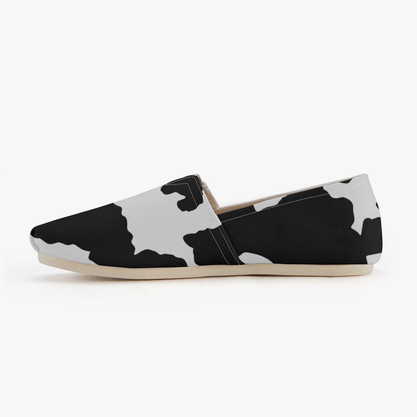 Camo Toms | Black & White Canvas Shoes