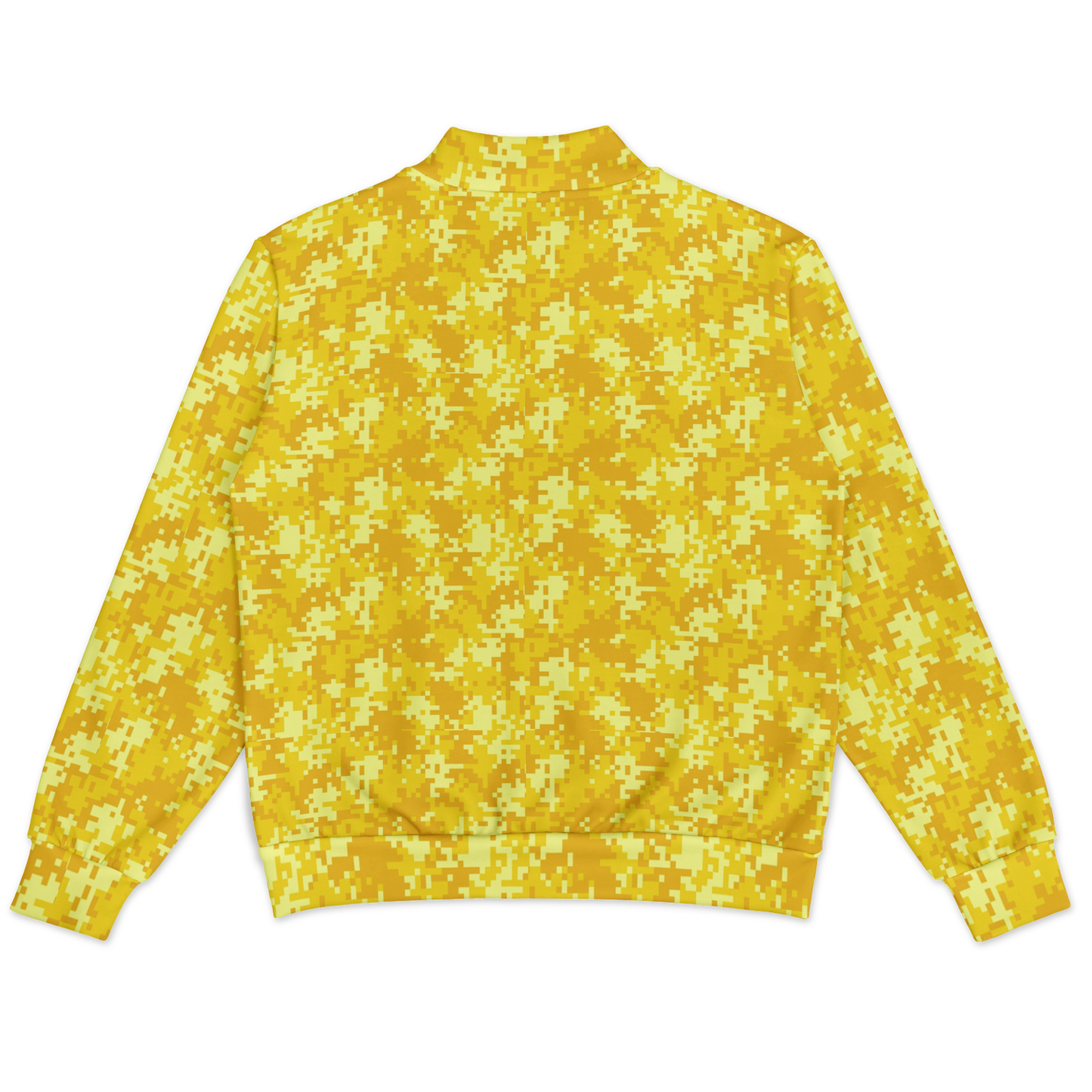 Baseball Jacket in Yellow Pixel Camouflage