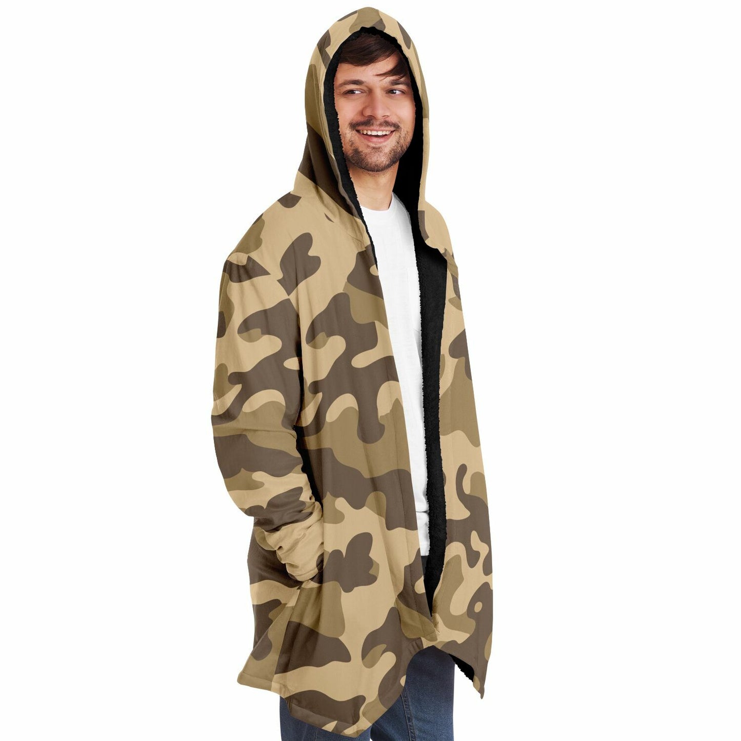 Camo Cloak | Khaki Camouflage | Microfleece