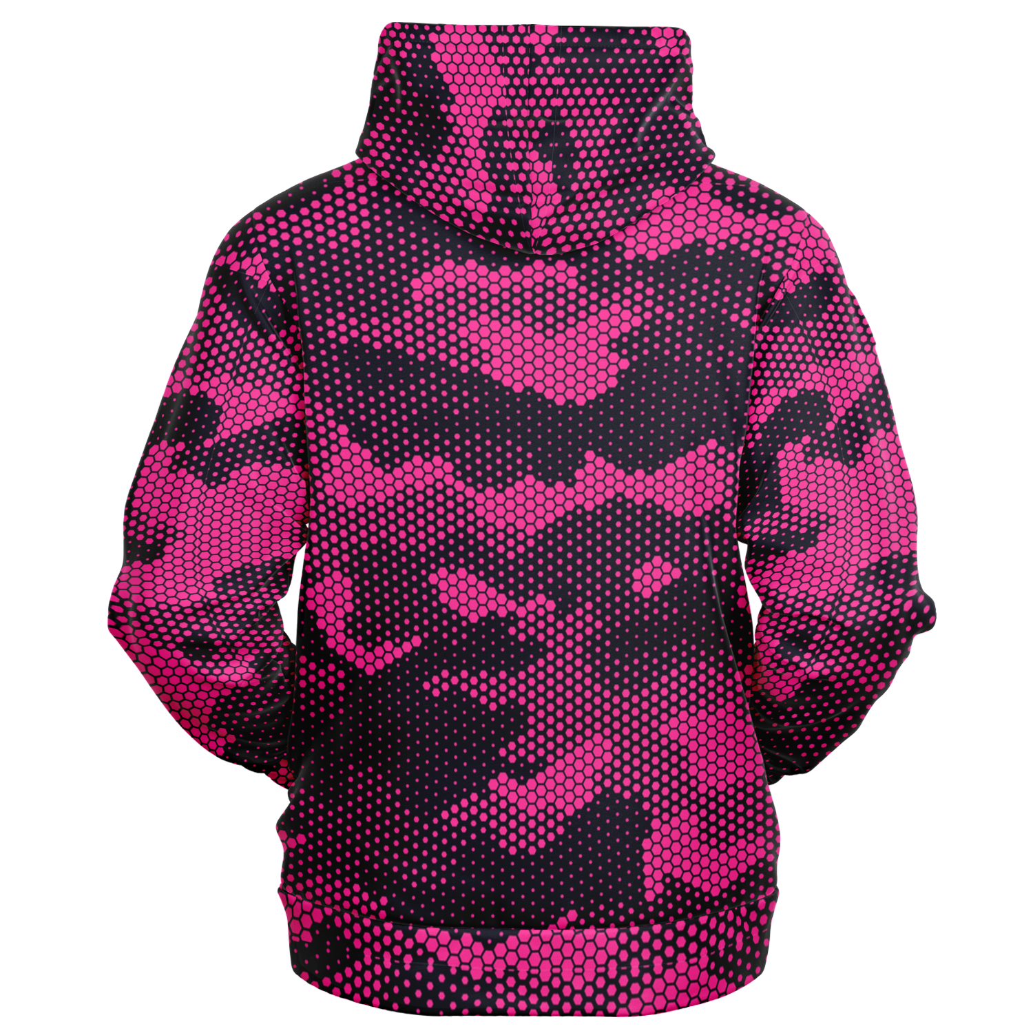 Zip-Up Hoodie | Digital Pink Camouflage