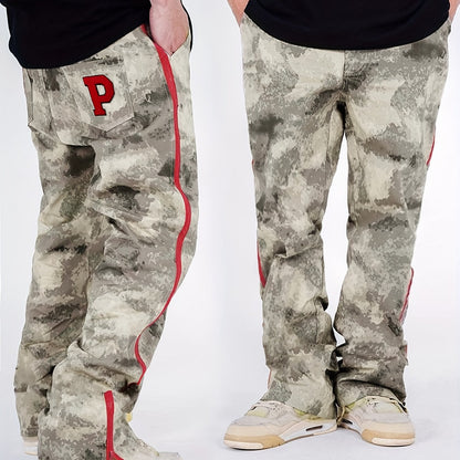 Desert Camo Cargo Pants | Loose Fit with Multiple Pockets