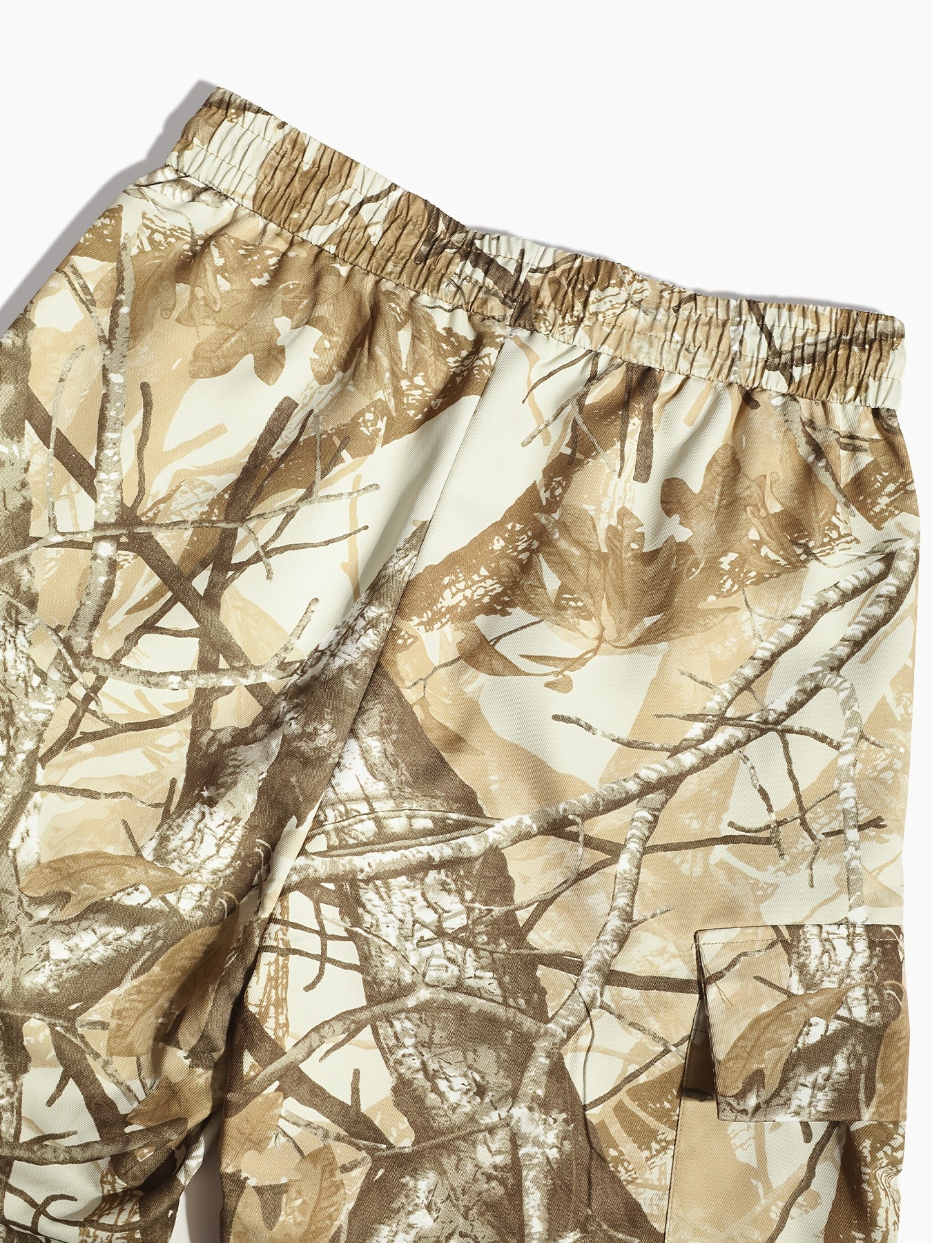 Men's Camo Cargo Pants with Multi-Pocket | Loose Fit