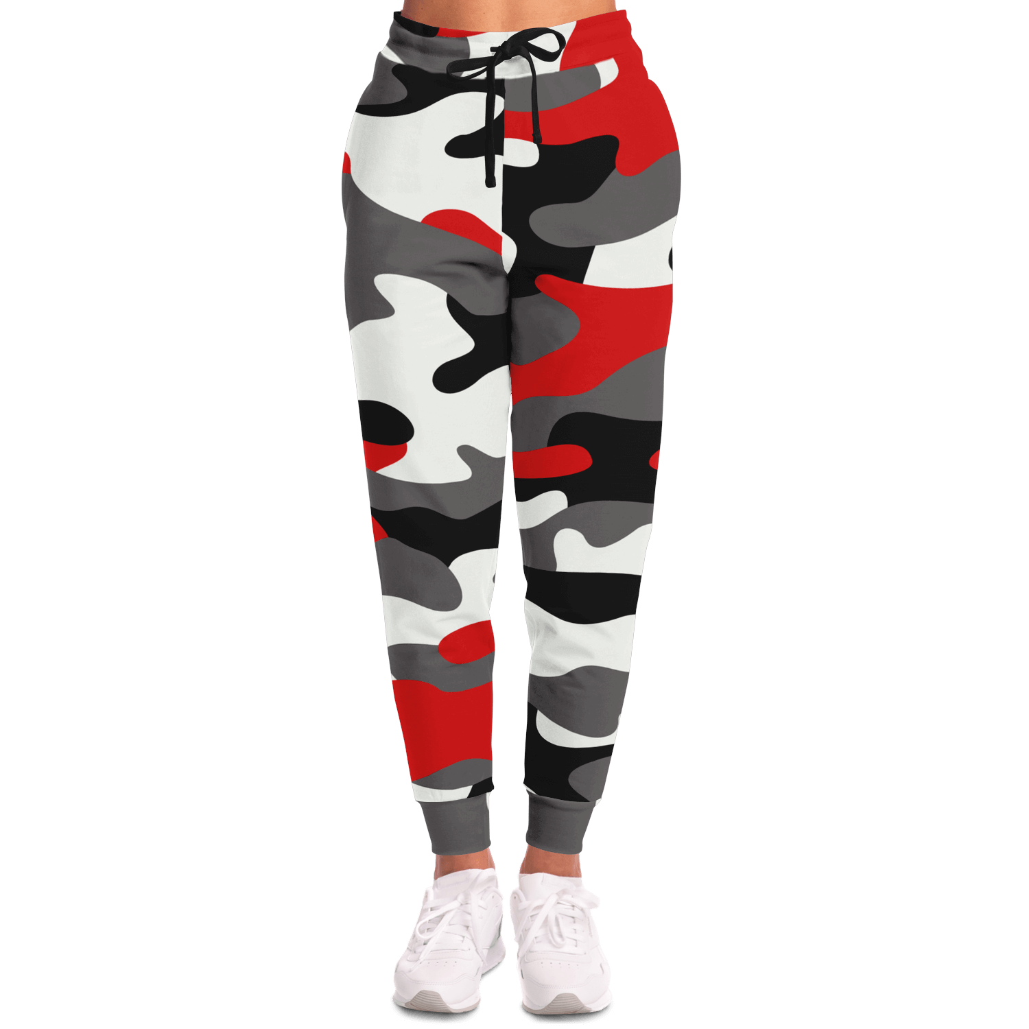 Camo Sweatpants | Unisex | Red, Black & White