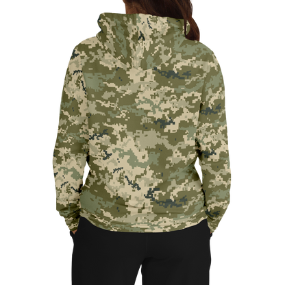 Ukraine Camo Hoodie | Green Military Camouflage