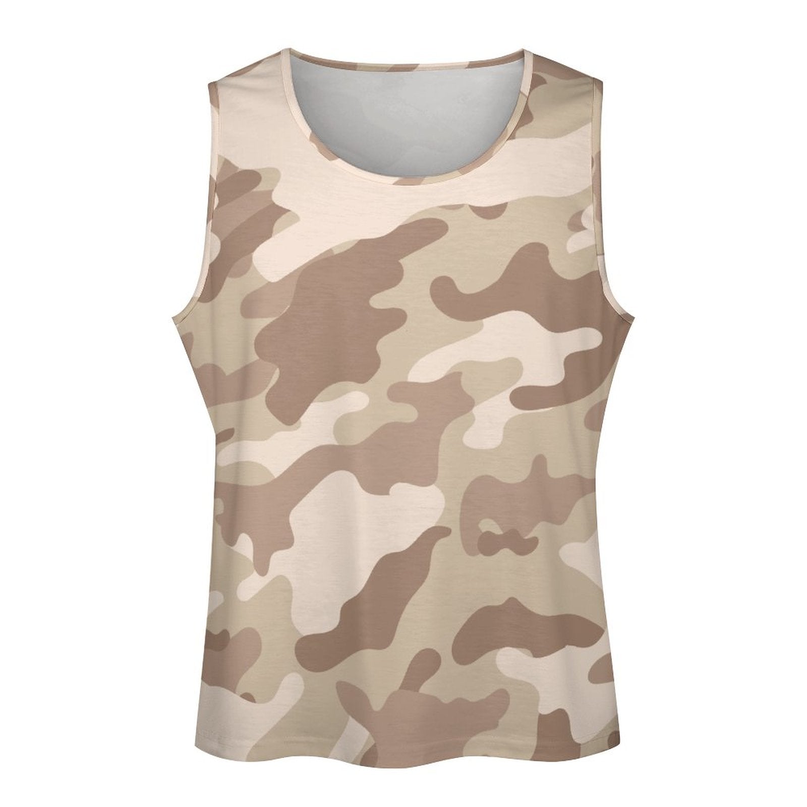 Camo Tank Top | Brown Desert Camouflage