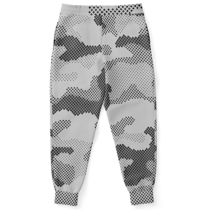 Camo Joggers | Unisex | Black & White Digital