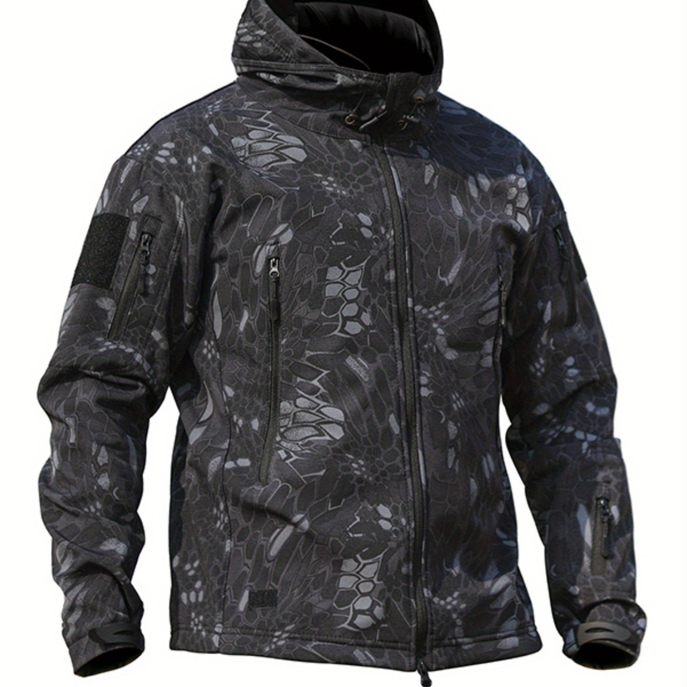 Camouflage Jacket for Men, Outdoor Coat for Hiking & Training