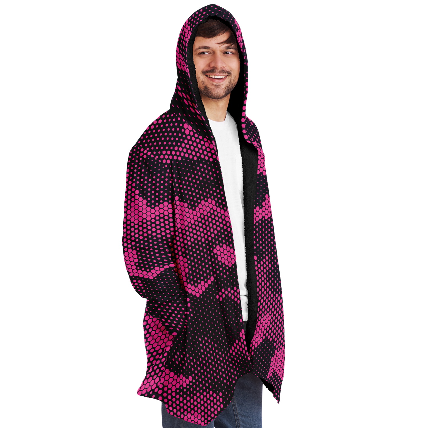 Camo Cloak | Digital Pink Camouflage | Microfleece