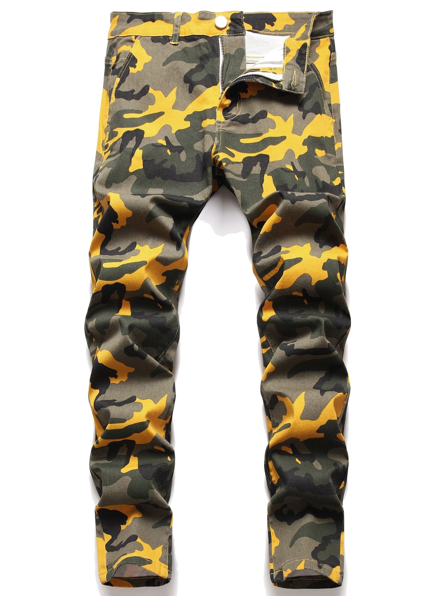 Camo Jeans for Men | Casual Street Style Denim Pants