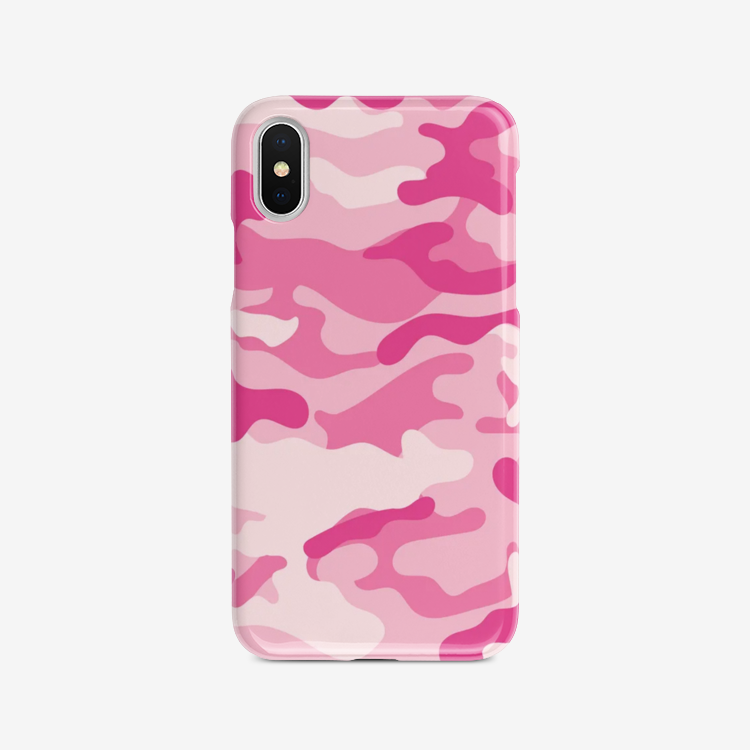 Camo Phone Case | iPhone | Lavender Pink Camouflage