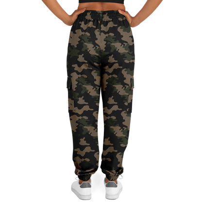 Pantalones cargo de camuflaje verde | Camuflaje negro y jungla oscura