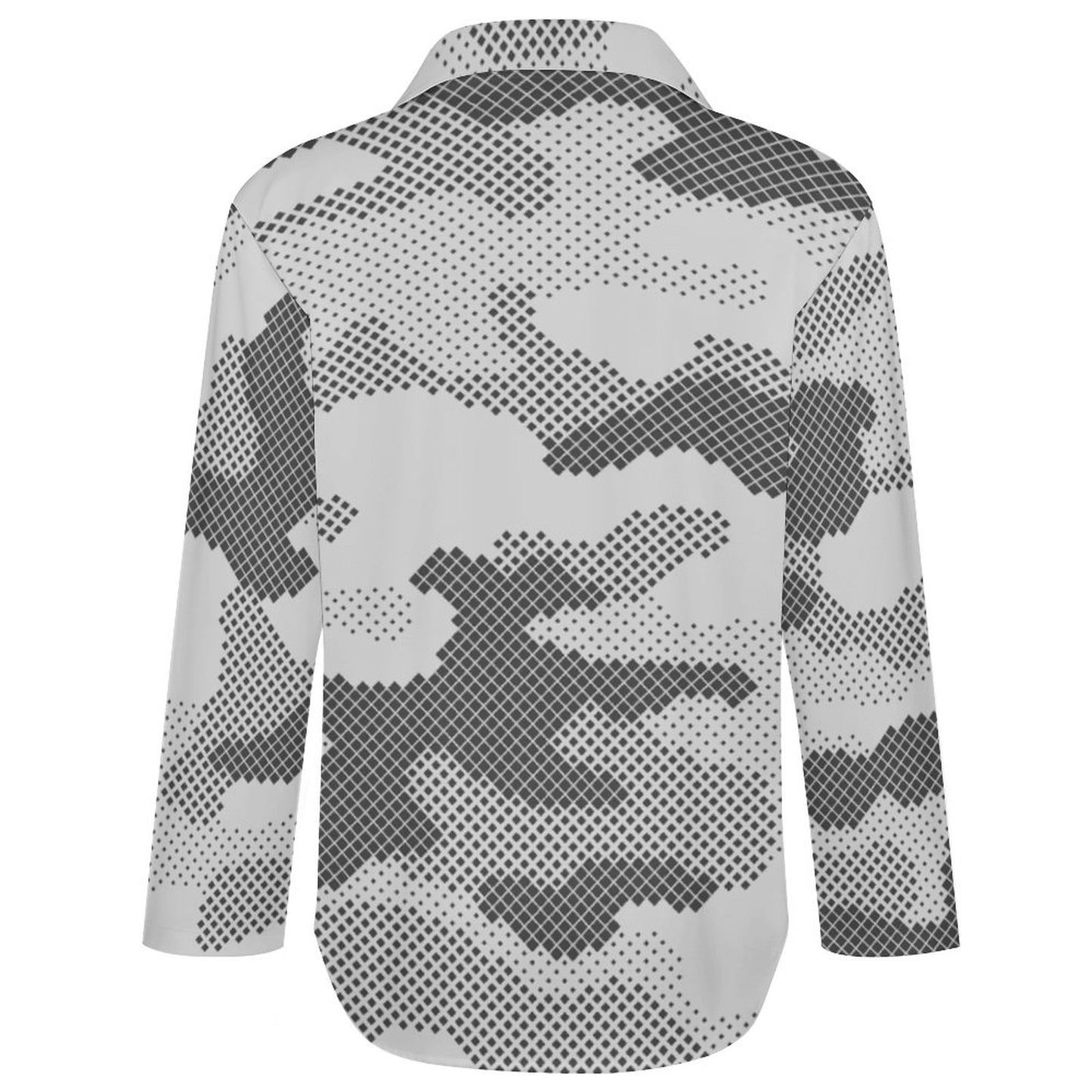 Women's Button-Up Camo Shirt | Gray Digital