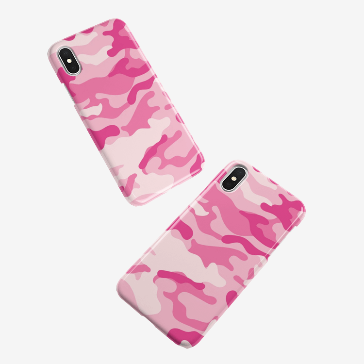 Camo Phone Case | iPhone | Lavender Pink Camouflage