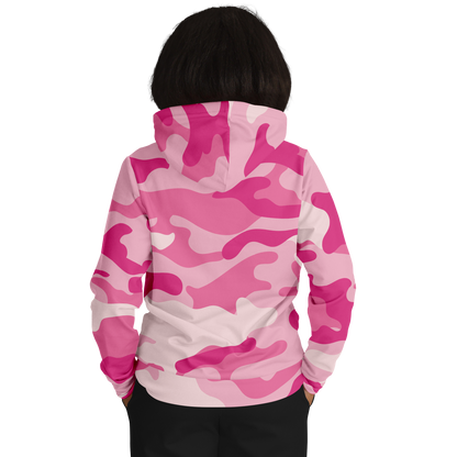 Camo Hoodie | Lavender Pink Camouflage Pullover