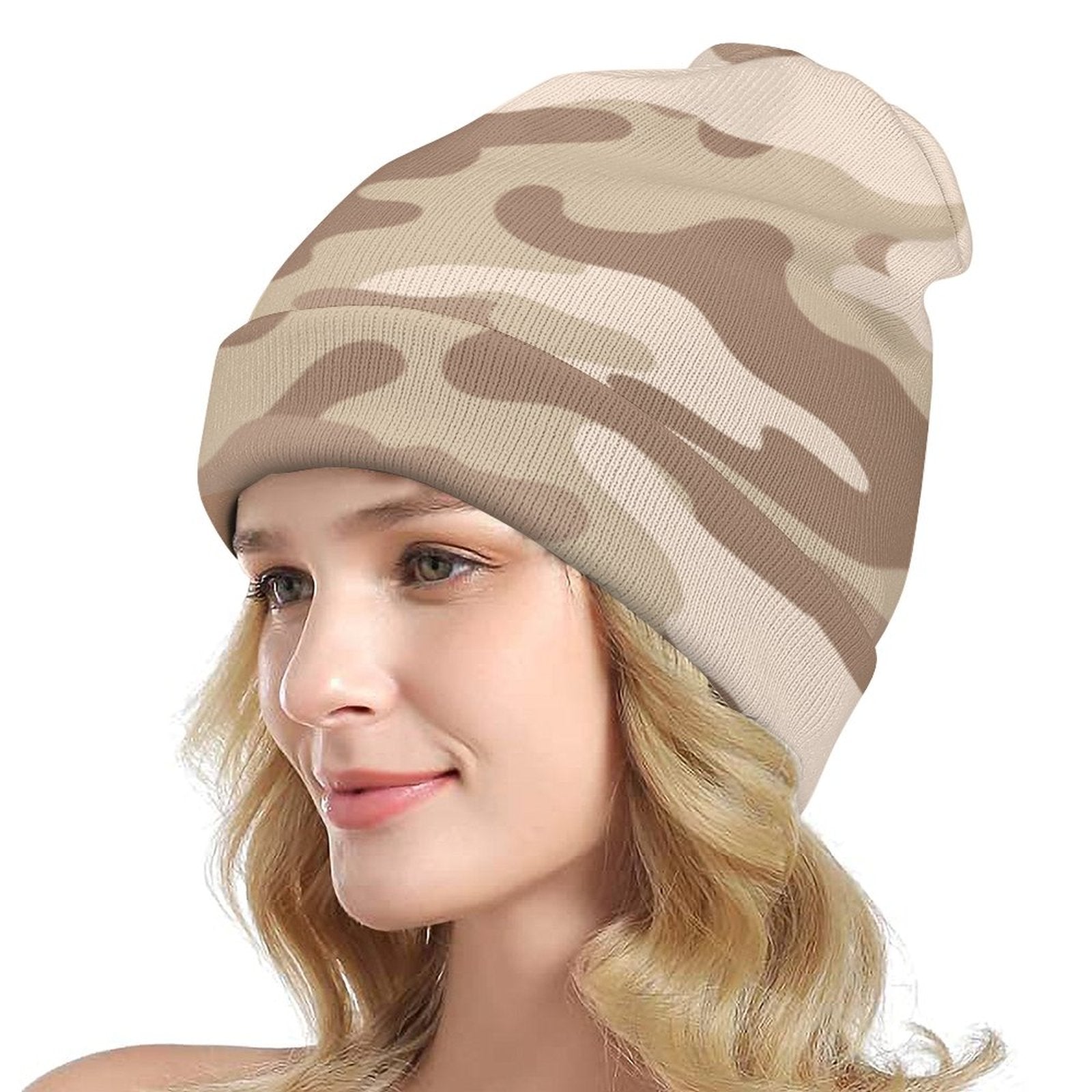 Camo Beanie | Desert Brown Camouflage