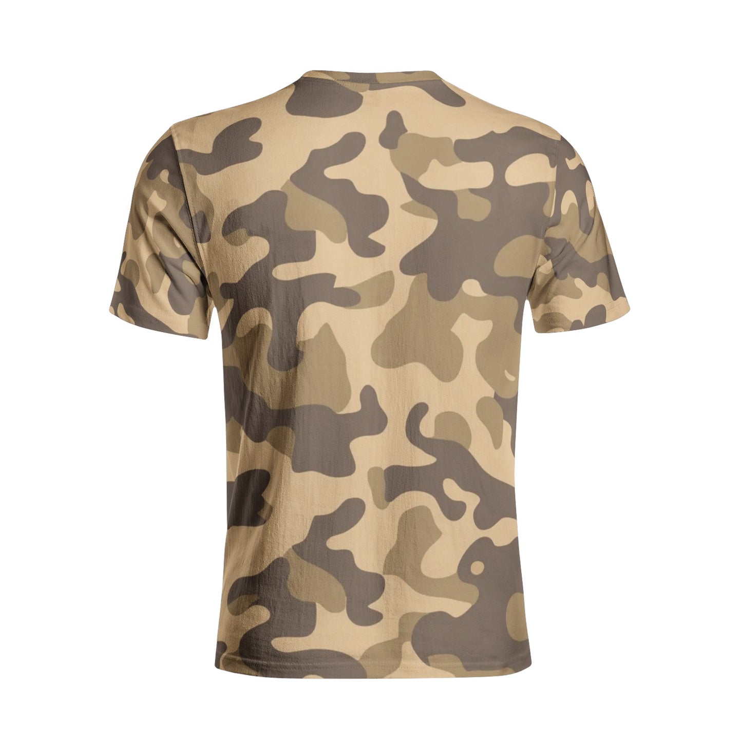 Camo T-shirt | Cotton | Unisex | Khaki Camouflage