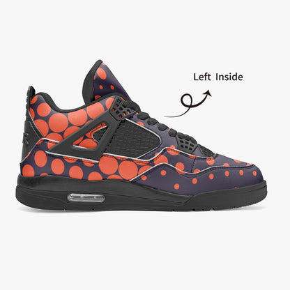 Camo Jordans AJ4 | Orange & Blue Digital Camouflage