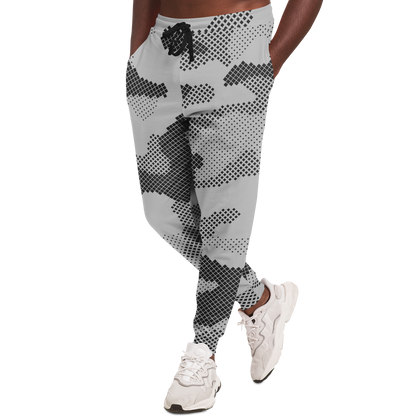 Camo Joggers | Unisex | Black & White Digital