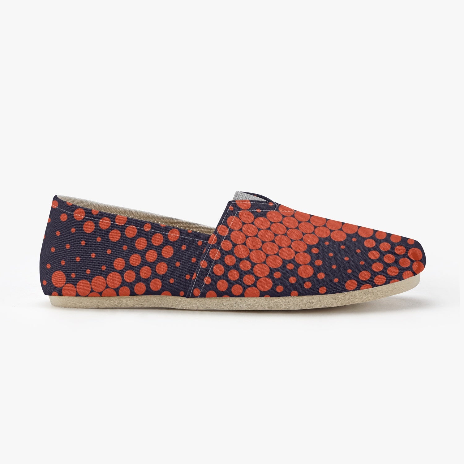 Camo Toms | Orange and Blue Digital Camouflage Canvas Shoes