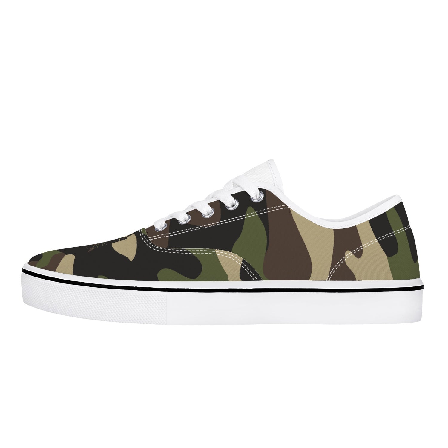 Camo Skate Shoes | Classic Green Camouflage