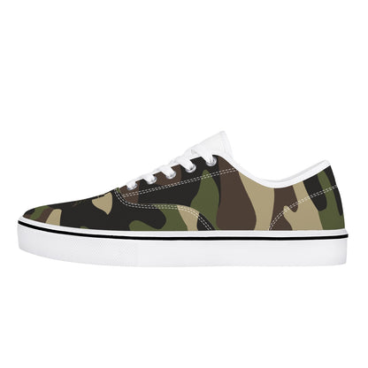 Camo Skate Shoes | Classic Green Camouflage