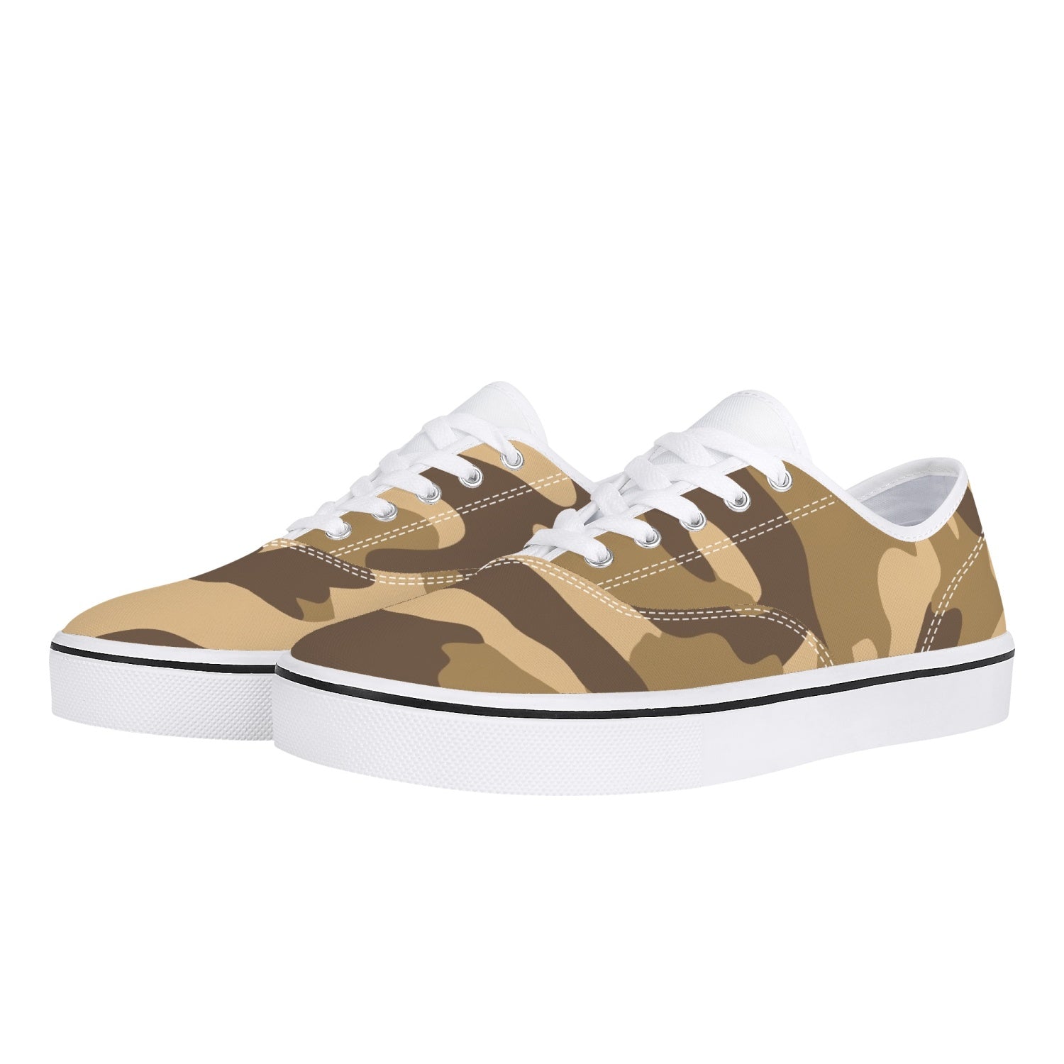 Camo Skate Shoes | Khaki Camouflage