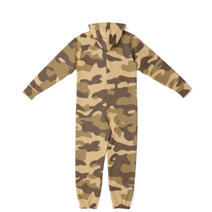 Camo Onesie | Khaki Camouflage