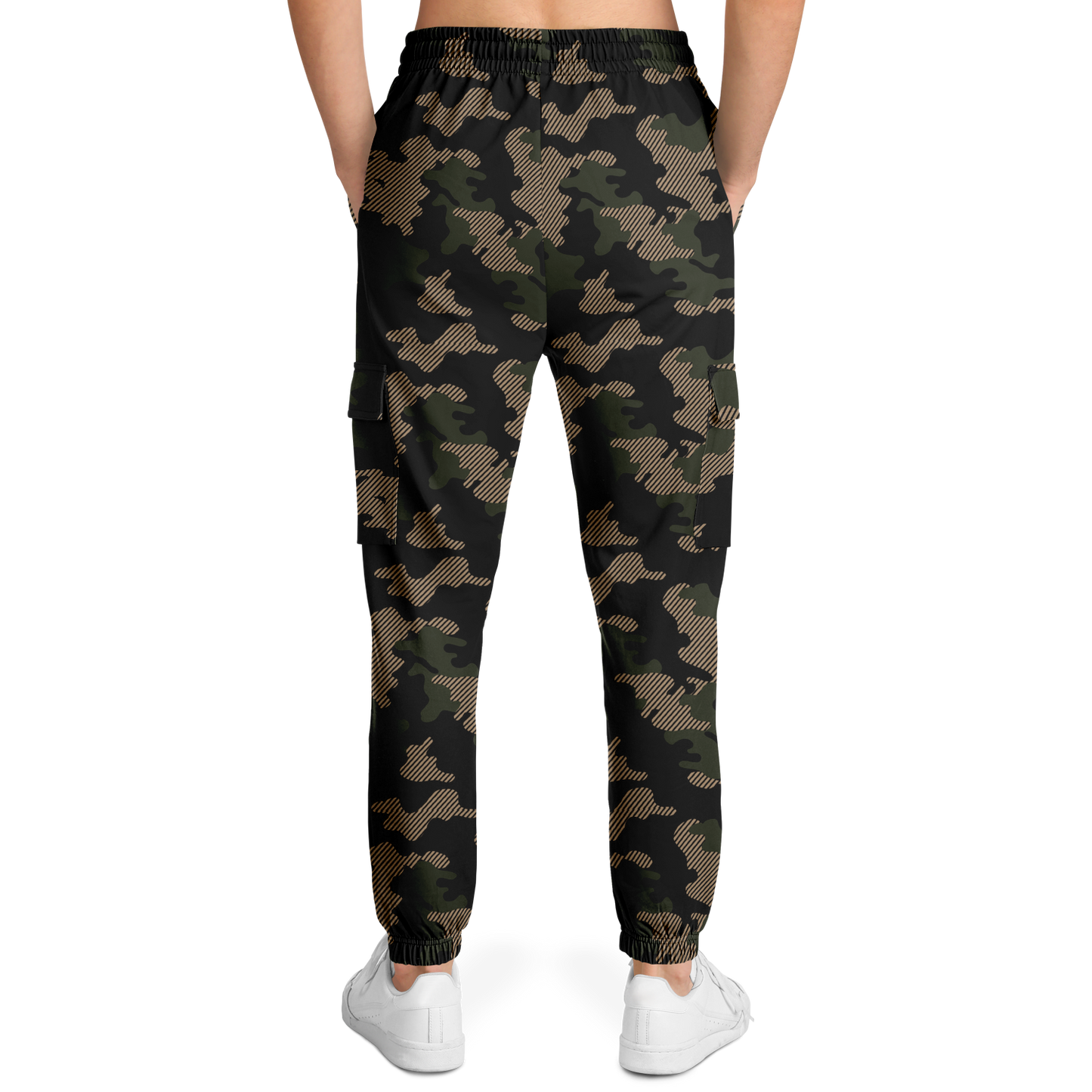 Pantalones cargo de camuflaje verde | Camuflaje negro y jungla oscura