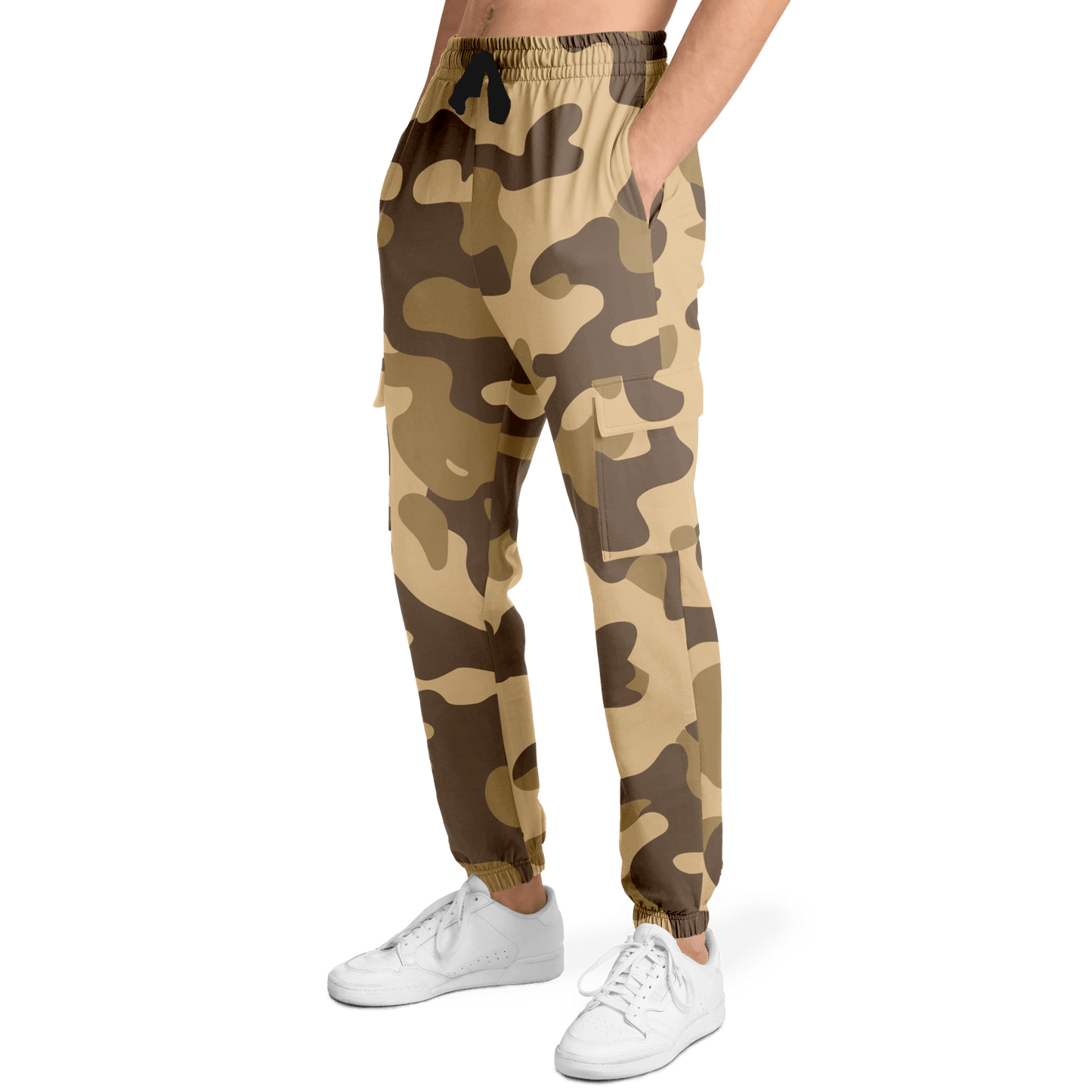 Camo Cargo Pants | Unisex | Khaki Camouflage