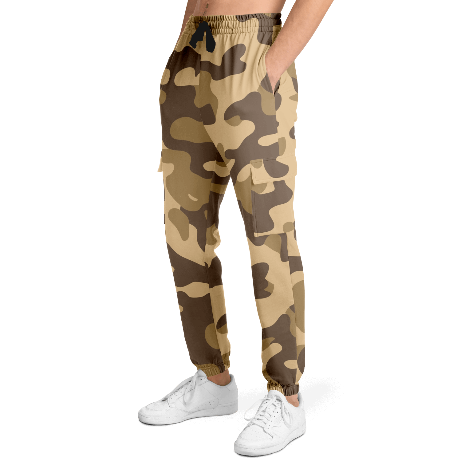 Camo Cargo Pants | Unisex | Khaki Camouflage