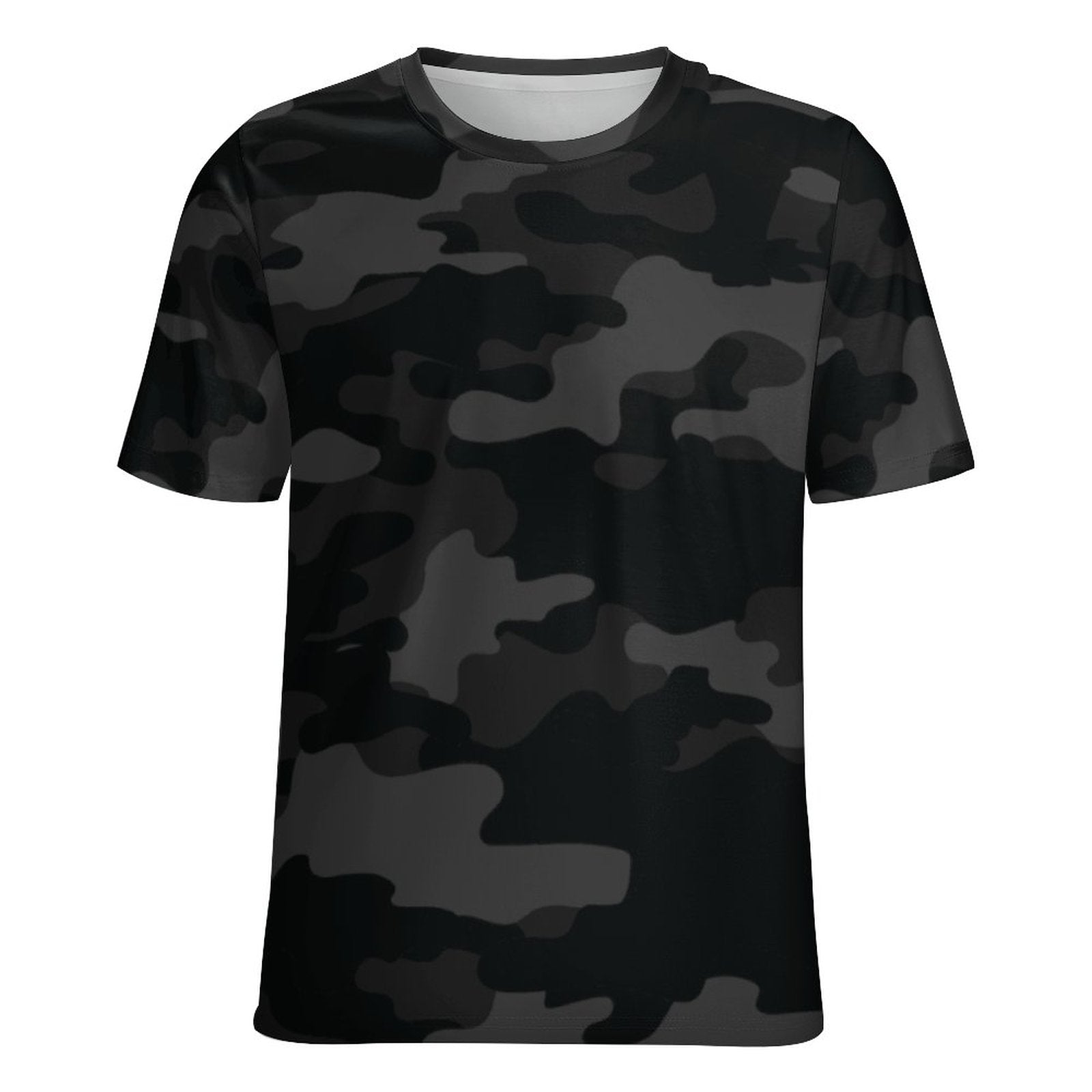 Camo Shirt | Black Camouflage T