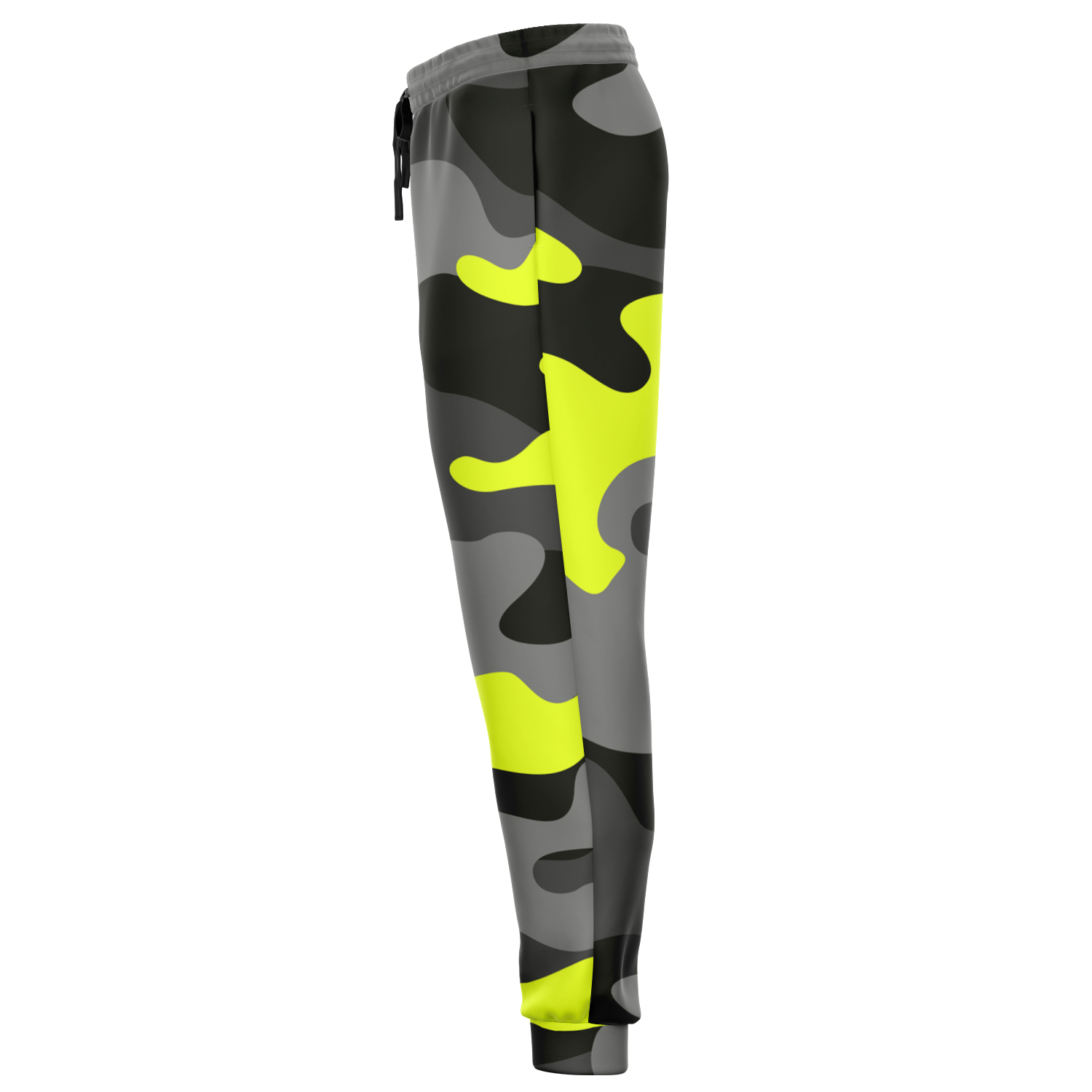 Camo Sweatpants | Unisex | Black, Gray & Yellow