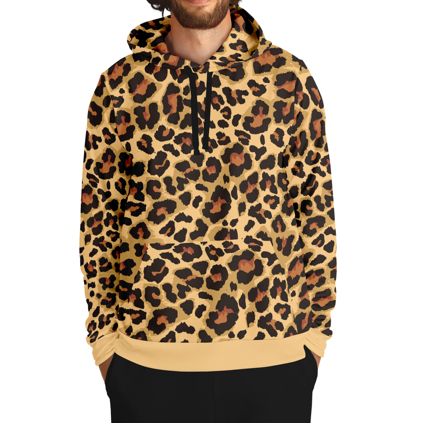 Leopard Hoodie | Classic Brown Pattern | Unisex