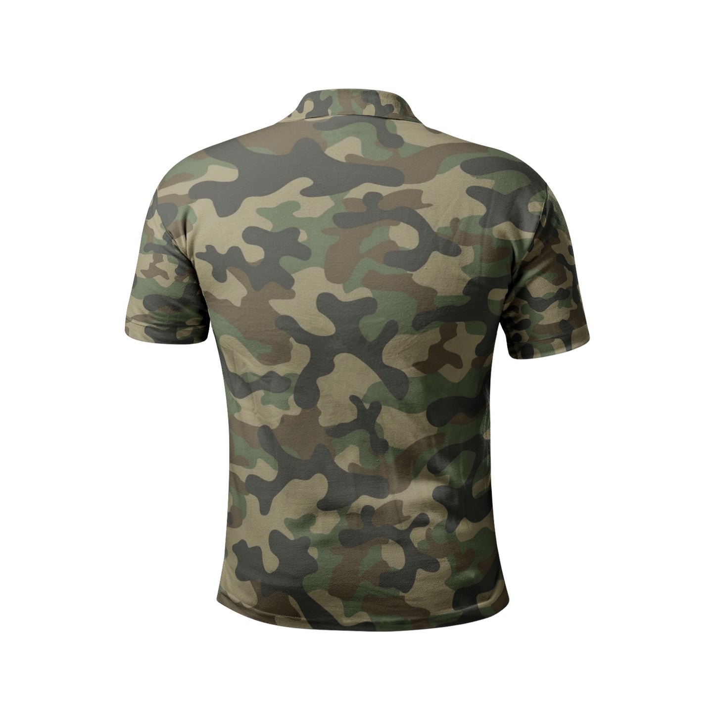 Camo Golf Shirt | Military Brown Camouflage