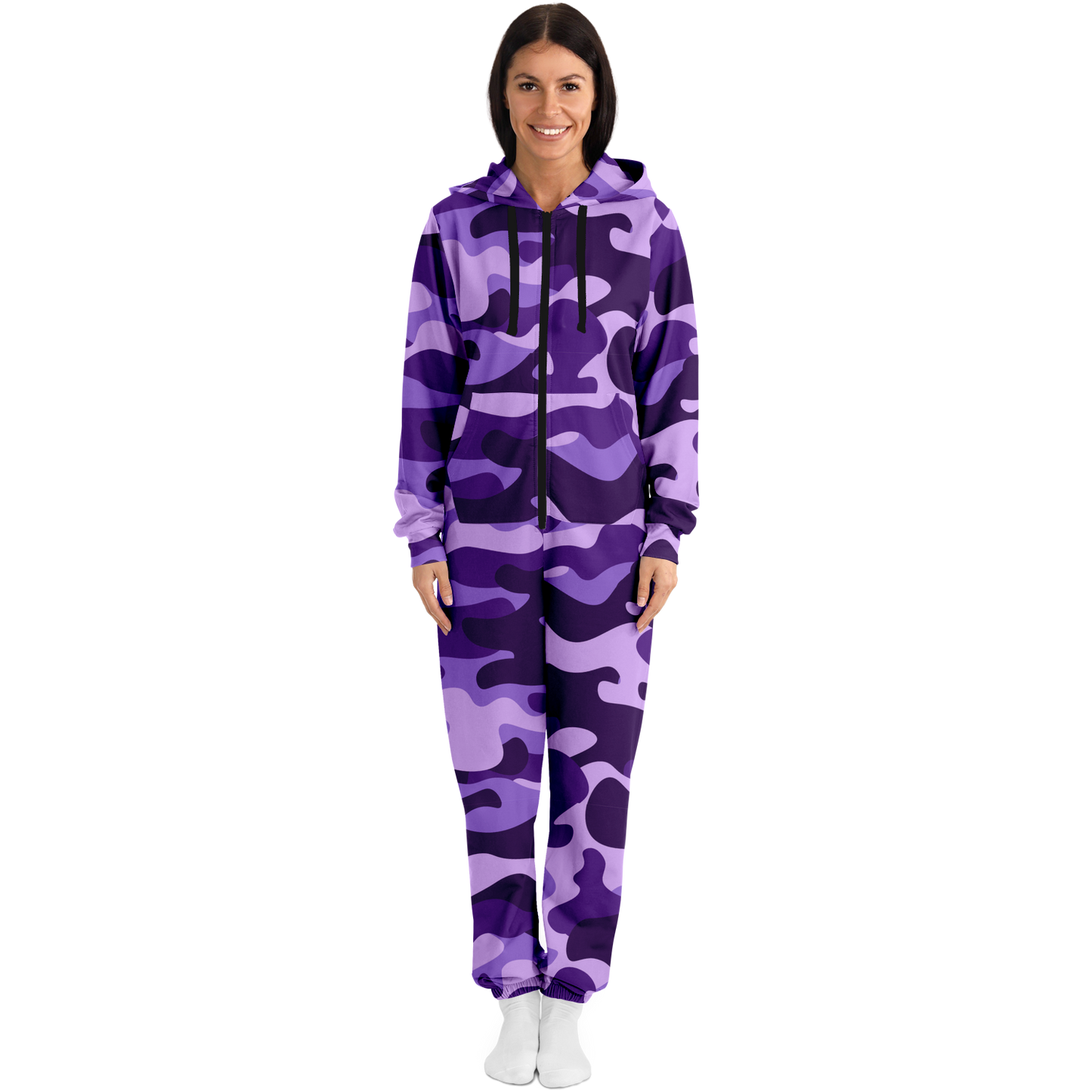 Camo Onesie | Purple, Blue and Mauve Camouflage