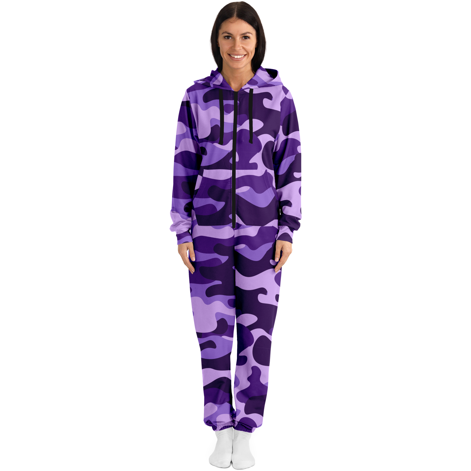 Camo Onesie | Purple, Blue and Mauve Camouflage