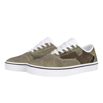 Camo Skate Shoes | Dirty Brown Camouflage