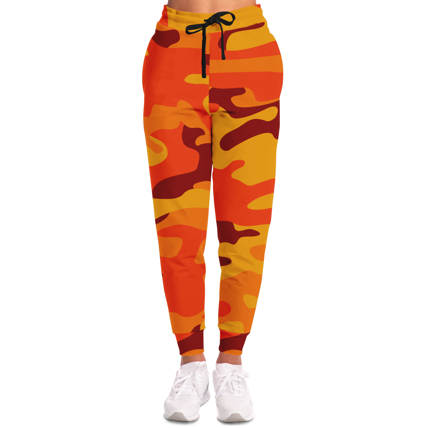 Camo Joggers | Unisex | Orange & Red