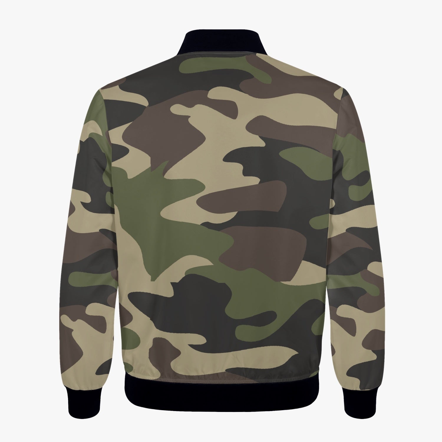 Women's Camo Bomber Jacket | Classic Green Camouflage