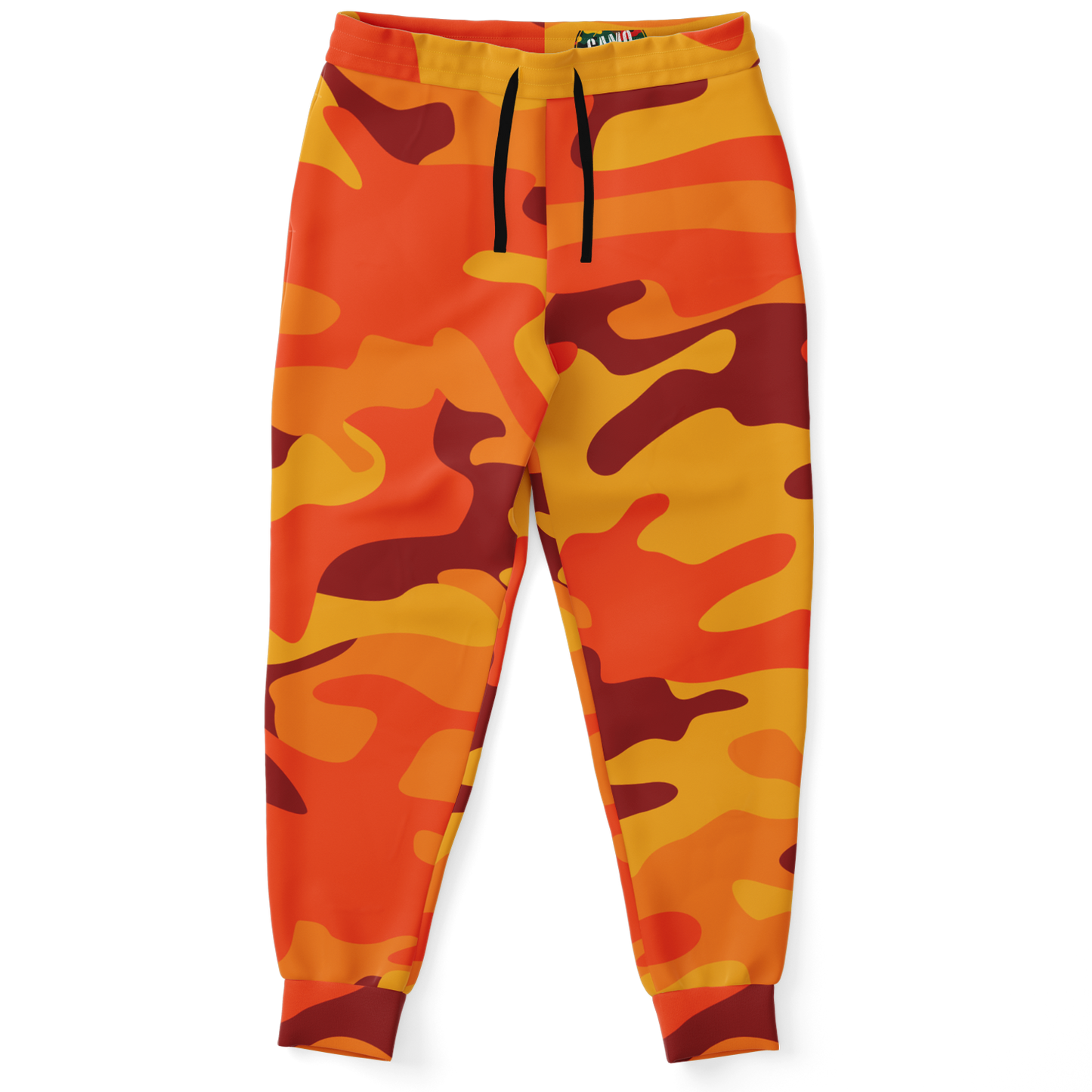 Camo Joggers | Unisex | Orange & Red