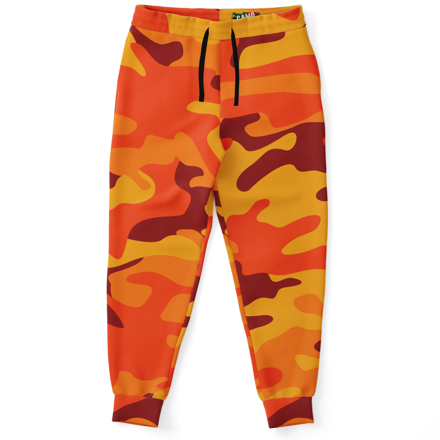 Camo Joggers | Unisex | Orange & Red