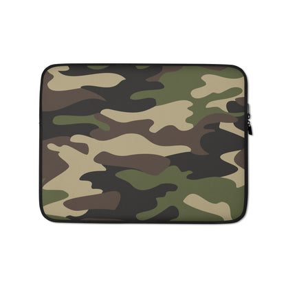 Camo Laptop Sleeve | Green Camouflage