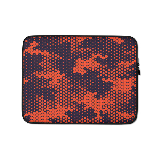 Camo Laptop Sleeve | Orange & Blue Camouflage