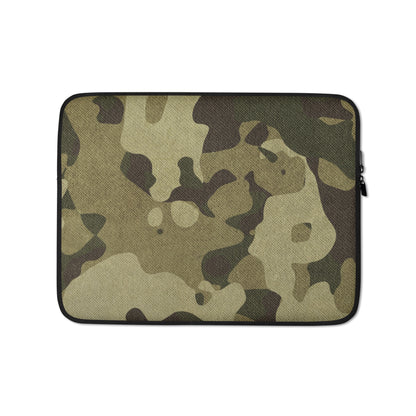 Camo Laptop Sleeve | Green Fabric Camouflage