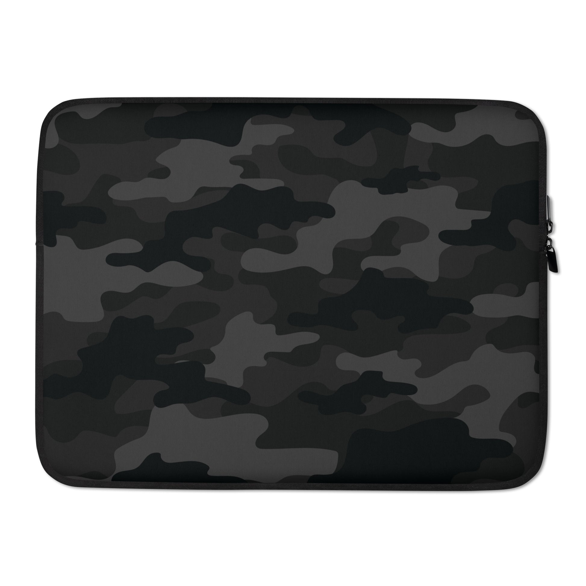 Camo Laptop Sleeve | Black Camouflage