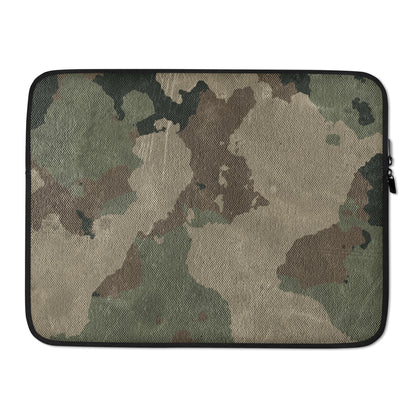 Camo Laptop Sleeve | Dirty Old Brown Camouflage