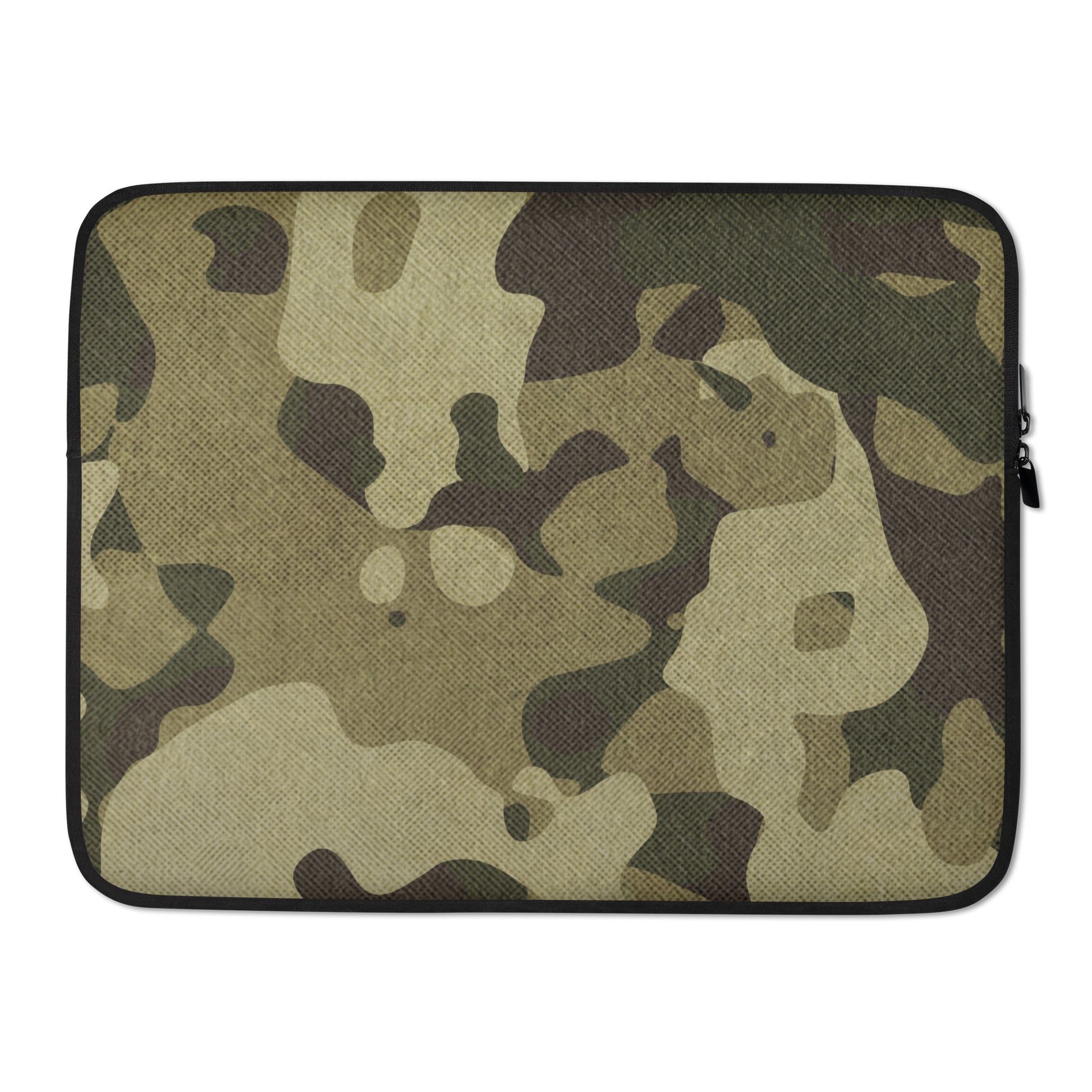 Camo Laptop Sleeve | Green Fabric Camouflage