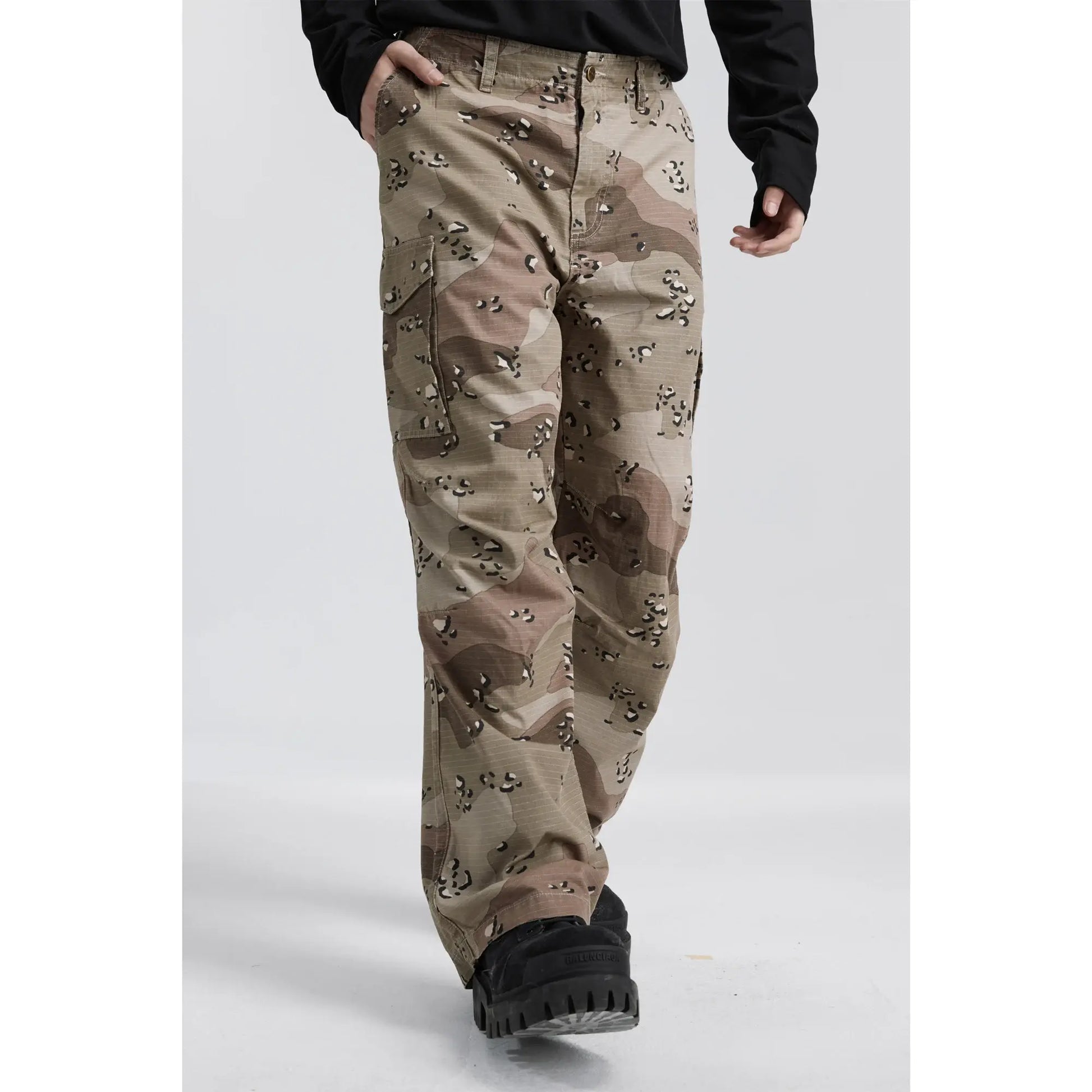 Japanese Streetwear Fall Camouflage Trousers